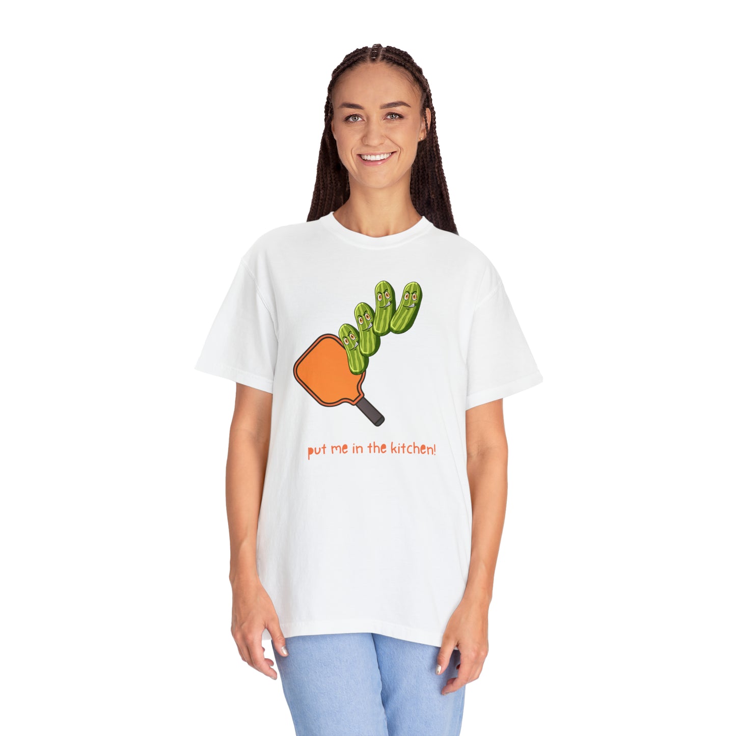 "put me in the kitchen" Pickle Ball Tee Shirt