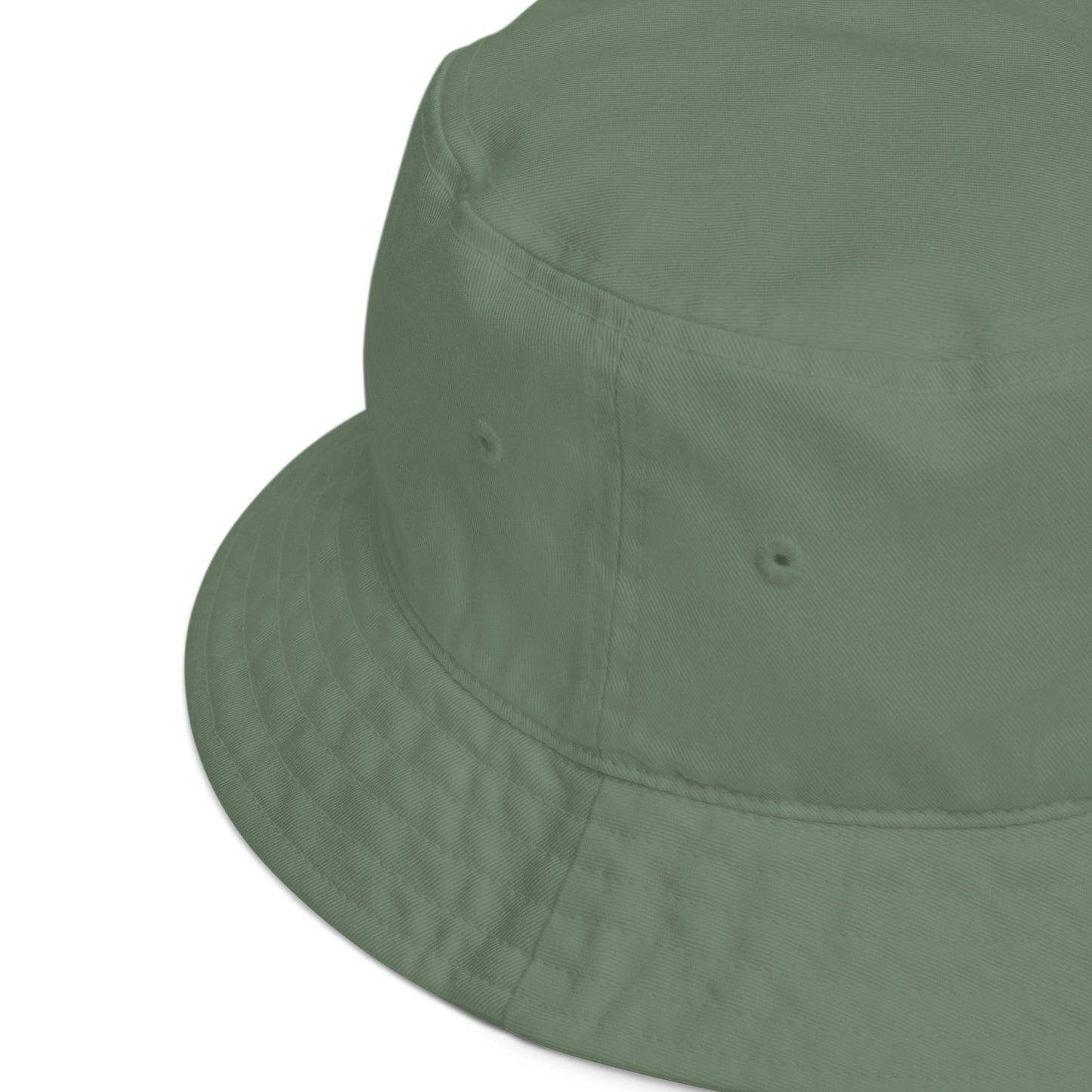 Embroidered Pickle Organic bucket hat