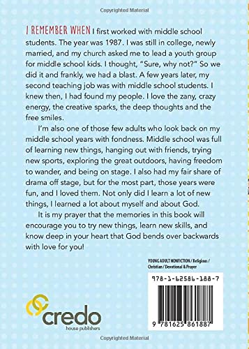 I Remember When: 31 Thoughts for Middle Schoolers